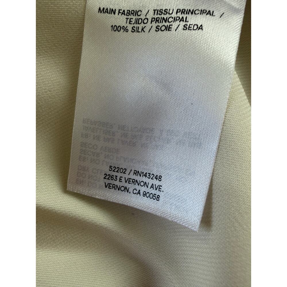 NEW Reformation Ronda silk dress in ivory Size 6 Bridal Long Wedding Gown - Picture 7 of 8
